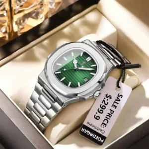 Poedagar 613 stainless steel quartz watch For Men